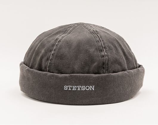 Docker Cap Stetson CO/PE Black 8821105