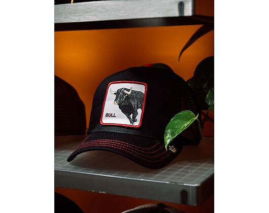 Kšiltovka Goorin - Trucker Bull Honky - Black