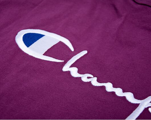 Triko Champion Crewneck T-Shirt Burgundy 214279 VS506