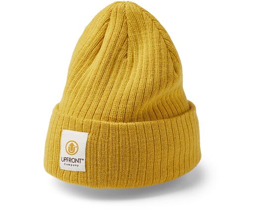 Kulich Upfront Stranded Beanie Yellow