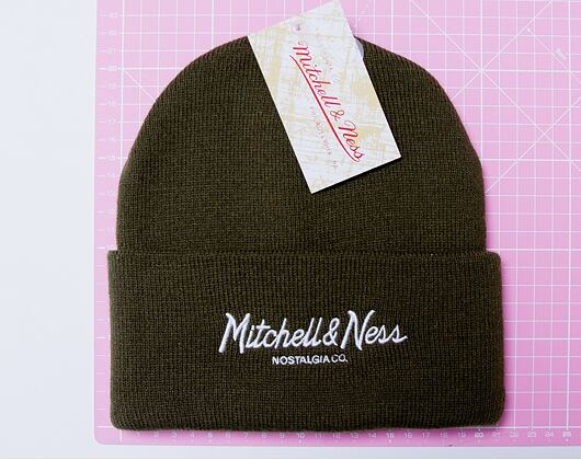 Kulich Mitchell & Ness Pinscript Cuff Knit Olive
