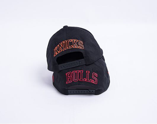 Kšiltovka Mitchell & Ness Black Vision High Crown Pinch Panel 110 Snapback New York Knicks Black