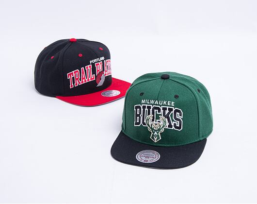 Kšiltovka Mitchell & Ness Team Arch Snapback Milwaukee Bucks