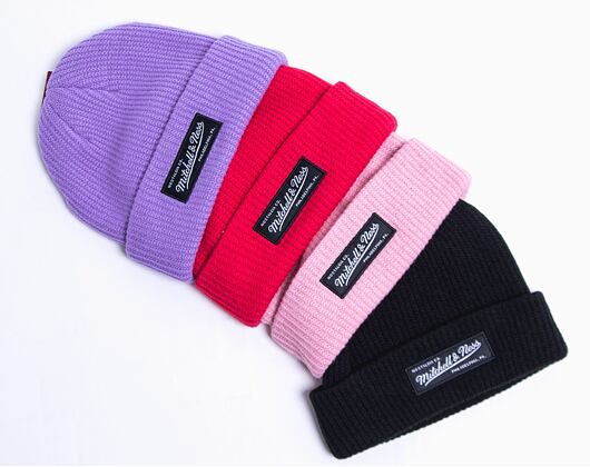 Kulich Mitchell & Ness Box Logo Cuff Knit Black