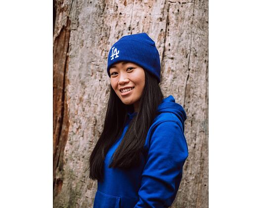 Kulich New Era MLB Wordmark Cuff Knit Los Angeles Dodgers Dark Royal