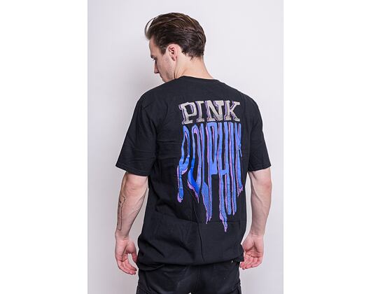 Triko Pink Dolphin Drip Script Black