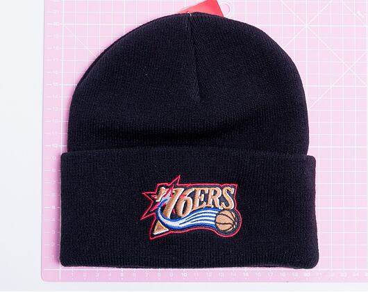Kulich MItchell & Ness Toronto Raptors Team Logo Cuff Knit Black