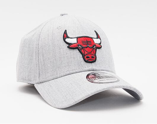 Kšiltovka New Era 39THIRTY Heather Chicago Bulls Stretch Fit Gray