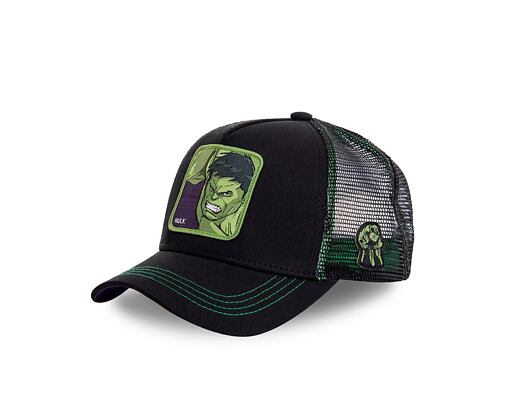 Kšiltovka Capslab Hulk 2 Trucker Black / Green - HLK2