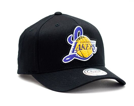 Kšiltovka Mitchell & Ness INTL839 Los Angeles Lakers Letterman 110 Snapback