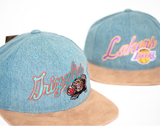 Kšiltovka Mitchell & Ness INTL853 Vancouver Grizzlies Denim Script Deadstock Snapback