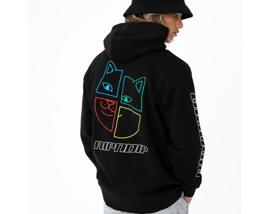 Mikina RIP N DIP Square Up Hoodie RND4715 Black
