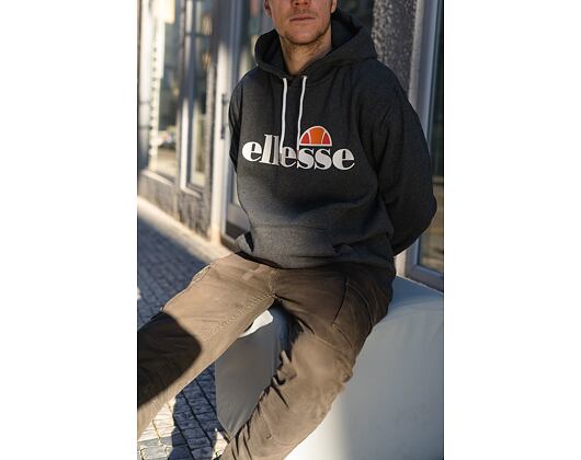 Mikina Ellesse Gottero OH Hoody SHC07407 Dark Grey Marl