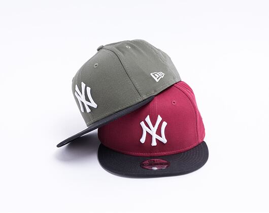Kšiltovka New Era 9FIFTY Color Block New York Yankees Snapback New Olive / Black
