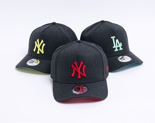 Kšiltovka New Era 9FORTY A-Frame Trucker MLB Heather Pop Los Angeles Dodgers Snapback Black
