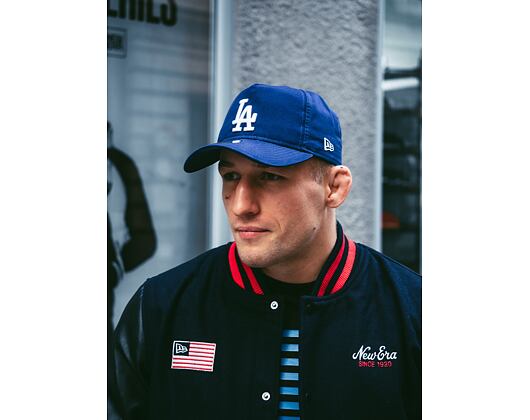 Kšiltovka New Era Washed Aframe Los Angeles Dodgers 9FORTY Dark Royal Snapback