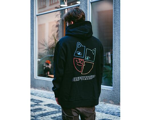Mikina RIP N DIP Square Up Hoodie RND4715 Black