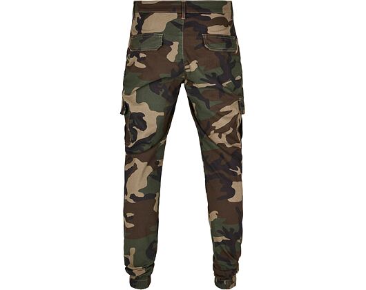 Kalhoty Urban Classic TB3137 Camo Cargo Jogging Pants 2.0 Woodland Camo
