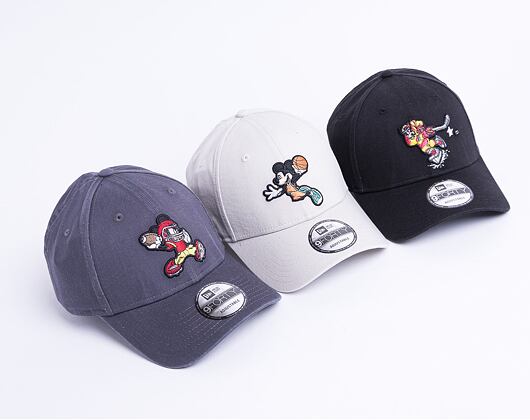 Kšiltovka New Era 9FORTY Character Sports Mickey Mouse Strapback Graphite