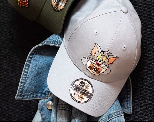 Kšiltovka New Era 9FORTY Tom and Jerry Tom & Jerry Strapback Gray