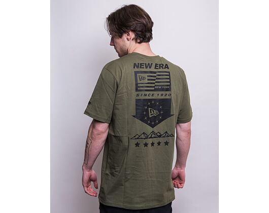 Triko New Era Outdoor Utility Graphic New Olive