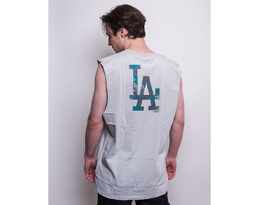 Tílko New Era MLB Infill Team Logo Los Angeles Dodgers Dolphin Gray