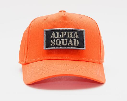 Kšiltovka Alpha Industries VLC Patch Cap 196901 Flame Orange
