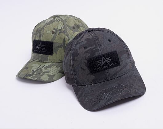 Kšiltovka Alpha Industries VLC Cap 168903 Black Camo