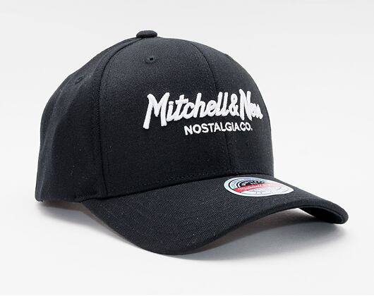 Kšiltovka Mitchell & Ness Pinscript Redline Snapback Branded Black / White