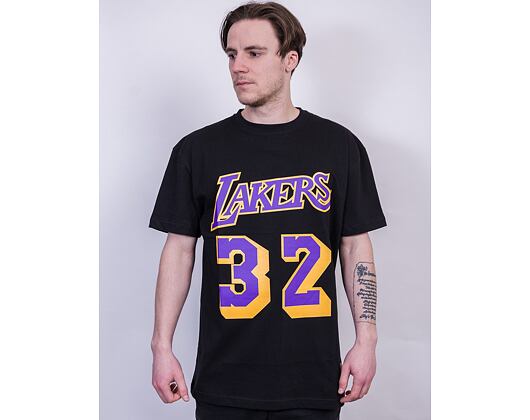 Triko Mitchell & Ness INTL972 Los Angeles Lakers Magic Johnson 32 Black