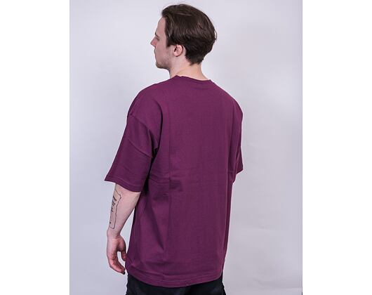 Triko Champion Oversized Crewneck T-Shirt 214282 WRE Wine Red