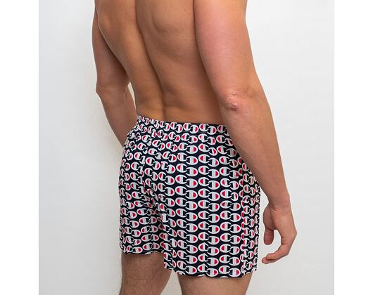 Pánské Trenky Champion Loose Boxer Premium C Navy Print