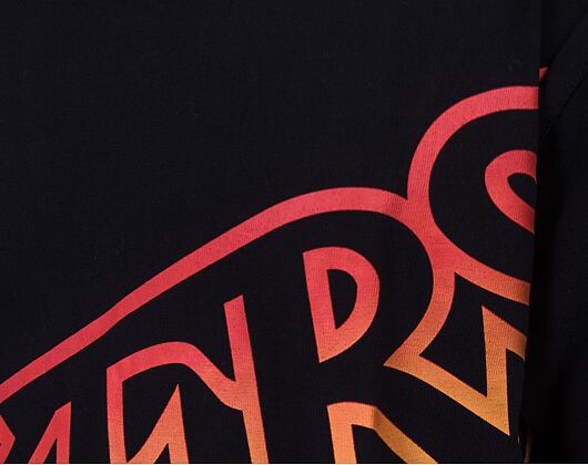 Triko Mitchell & Ness Los Angeles Lakers Flames Tee SSTEBW19142 Black