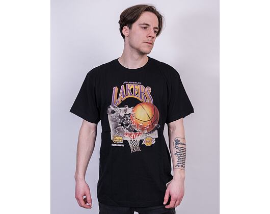 Triko Mitchell & Ness Los Angeles Lakers Champions SSTEINTL899 Black