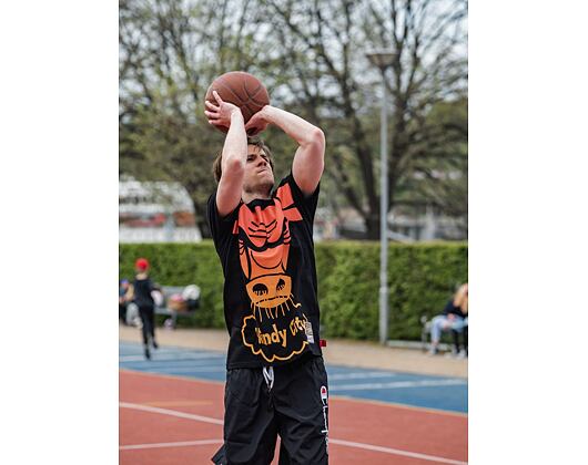 Triko MItchell & Ness Chicago Bulls Flames Tee SSTEBW19142 Black