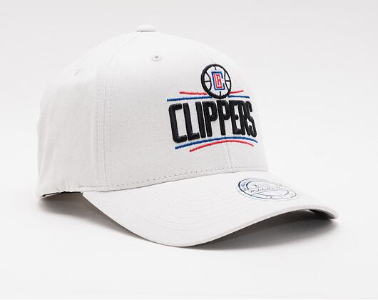 Kšiltovka Mitchell & Ness Los Angeles Clippers INTL812 Washout 110 White