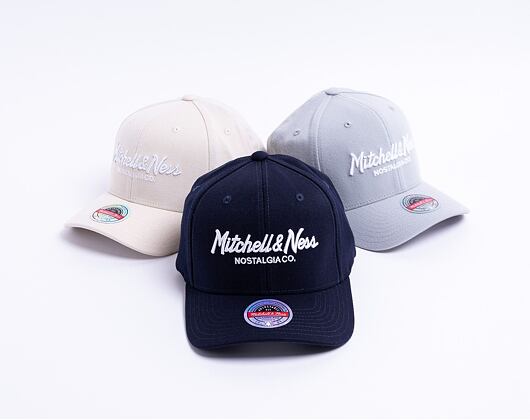 Kšiltovka Mitchell & Ness - Branded Pinscript Classic Red - Navy / White