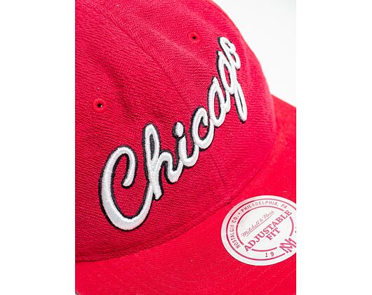 Kšiltovka Mitchell & Ness Chicago Bulls BW18048 City Snapback Red