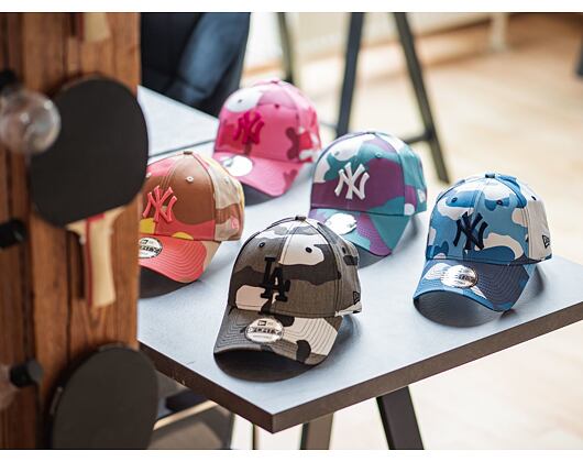 Kšiltovka New Era 9FORTY MLB Camo Pack Boston Red Sox Strapback Maroon