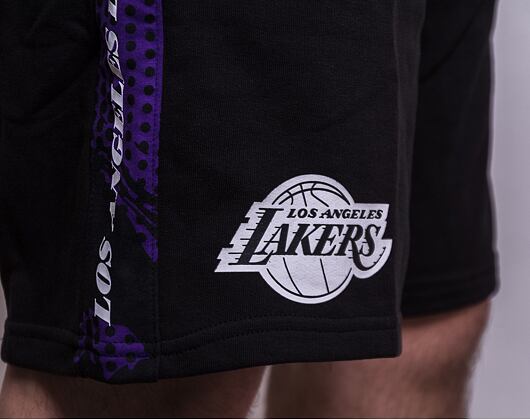 Kraťasy New Era NBA Print Panel Los Angeles Lakers Black