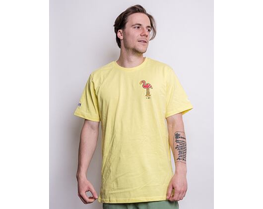 Triko New Era Minor League Graphic Miami Beach Flamingos Yellow