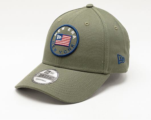 Kšiltovka New Era 9FORTY US Flag Pack Strapback New Olive / Navy