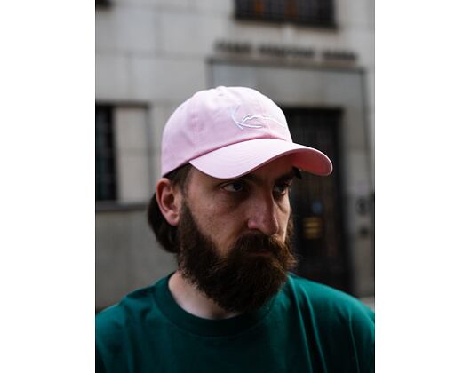 Kšiltovka Karl Kani Signature Cap rose