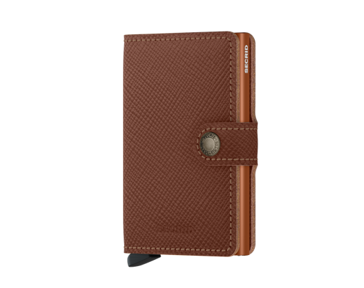 Peněženka Secrid Miniwallet Saffiano Caramel