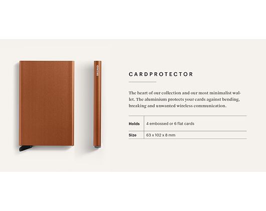 Pouzdro na karty Secrid Card Protector Brushed Silver