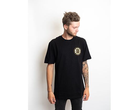 Triko 47 Brand Boston Bruins Letter Jet Black