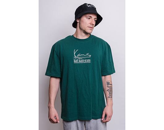 Triko Karl Kani Signature Karl Kani Jeans Tee green