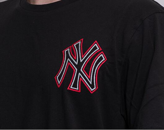 Triko New Era MLB Chain Stitch Tee New York Yankees Black