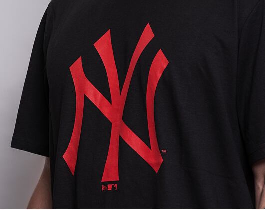 Triko New Era MLB Seasonal Team Logo Tee New York Yankees Black / Red