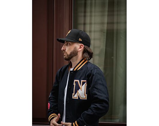 Bunda New Era Heritage Varsity Jacket Navy